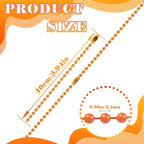 300Pcs Stainless Steel Ball Chain Set, 2.4mm Bead Chains 10 Colors 3.9 Inch - Image 2