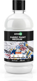 16.9 fl oz Professional Fabric Medium, Fabric Paint Medium by KOVIEDE