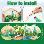 Wonafa DIY Wool Needle Felt Starter Kit, Beginner Needle Felt Kit - Image 2