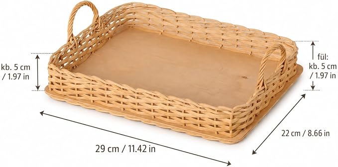 PEDDIG SHOP DIY Basket Weaving Tray Kit – Complete Rattan Craft Set - Image 2