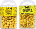 JAM PAPER Colorful Push Pins by JAMPaper
