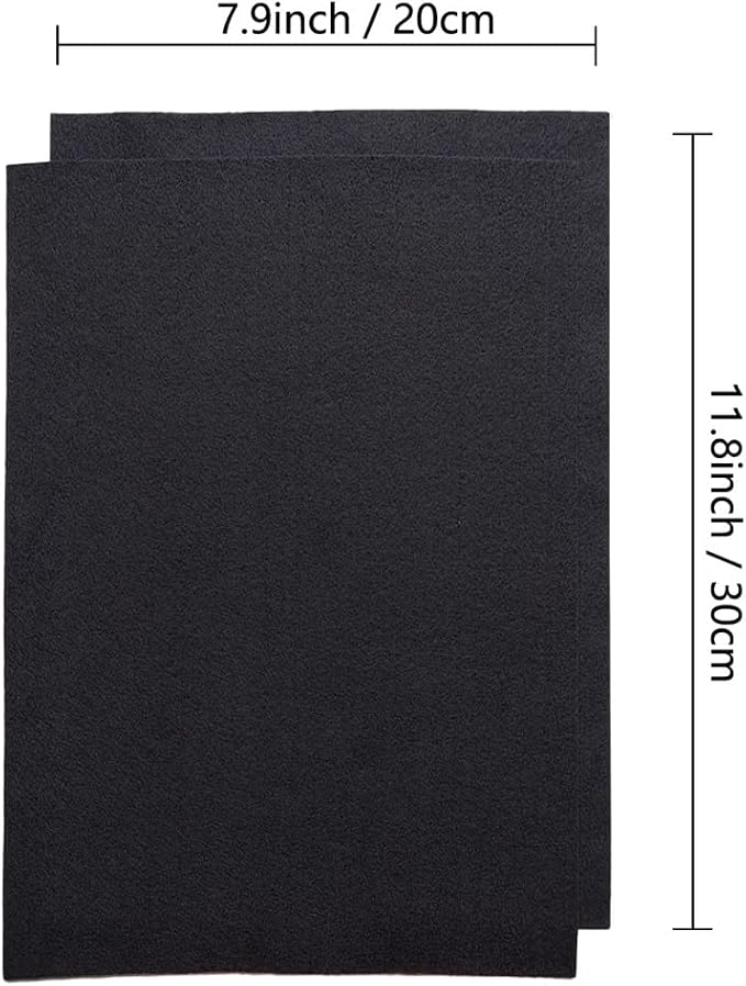 Jtnohx Color Felt, Soft Felt Sheets, 1.4mm Thick 8"x12" Handicraft Felt Fabrics - Image 2