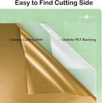 HTVRONT Bronze Gold Adhesive Vinyl - Image 5