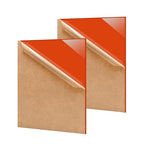 2 Pack 12'' x 16'' Opaque Orange Acrylic Sheet, 3mm Thick Acrylic Plastic by Unknown