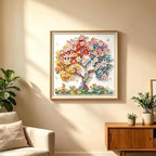 SHICERNHJ 5D Diamond Art Kits for Adults Beginner, Colorful Flower Tree Diamond - Image 5