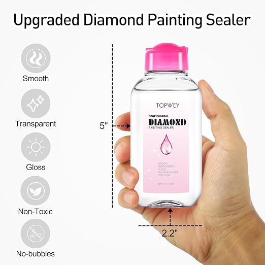 Diamond Painting Sealer, Topwey Diamond Painting Adhesive - Image 6