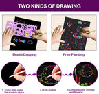 FUNNYB&G Rainbow Scratch Paper Art - Image 3
