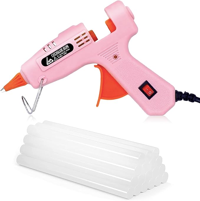 Glue Gun, Mini Hot Glue Gun Kit by Liumai