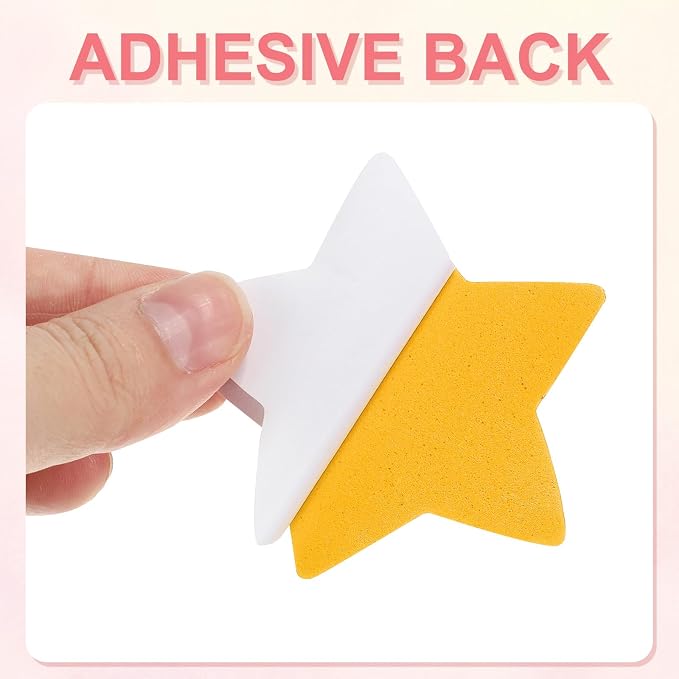 PATIKIL 2.2"x2.2" Star Foam Stickers - Image 4