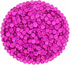 Mandala Crafts 6mm Cup Holographic Neon Pink Sequins - Image 2
