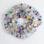 Crystal Chips with Holes for Jewelery Making 5mm-8mm Natural Gemstone Beads - Image 2