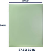 Pacific Arc Vinyl Board Cover. Self Healing and Stain Resistant Green/Ivory - Image 2