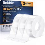 Double Sided Tape Heavy Duty, Picture Hanging Adhesive Strips) by Bekhic