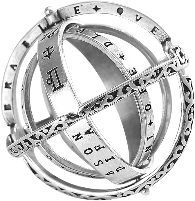 JAJAFOOK Astronomical Sphere Ball Deformation Ring Cosmic Finger Ring Lover by JAJAFOOK