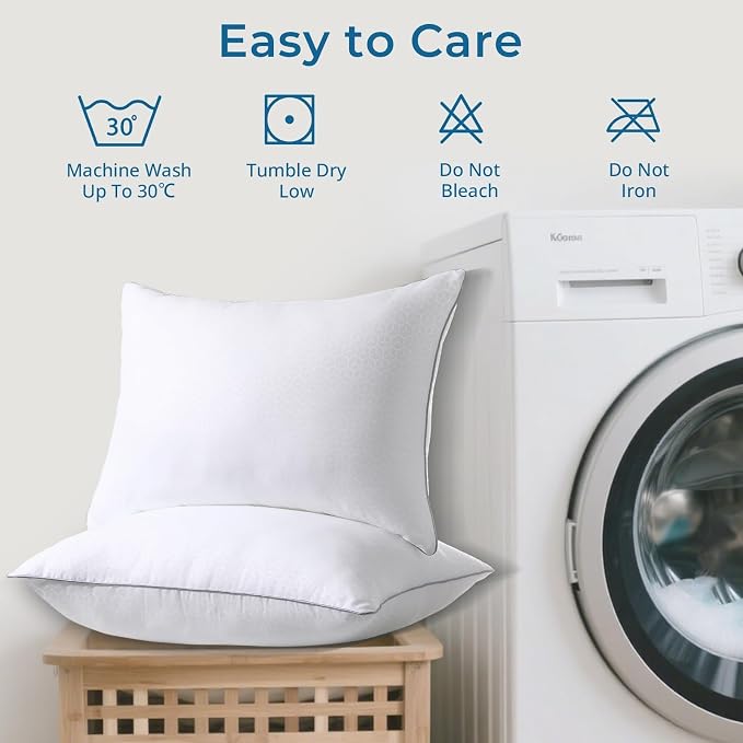 Sasttie King Size Pillow, Hotel Collection Single Bed Pillow - Image 7