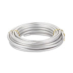 Fashewelry 22.96 ft 3 Gauge Aluminum Bonsai Wire Silver 6mm Thick Bendable by FASHEWELRY