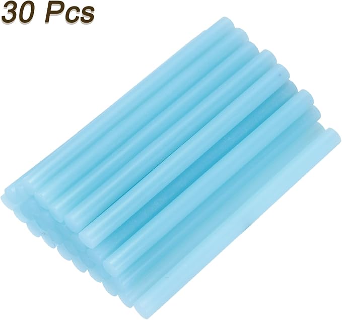 uxcell 30pcs 7mm x 100mm Mini Hot Glue Sticks - Image 3
