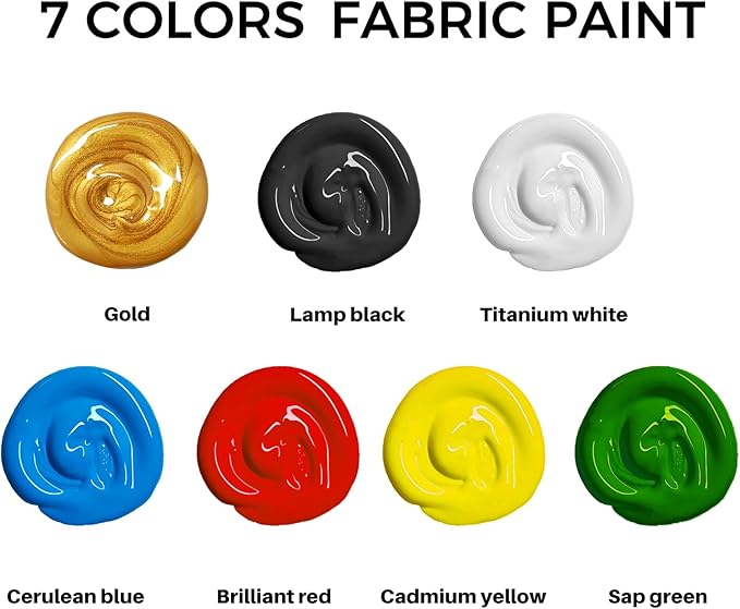 Artecho Sap Green Fabric Paint, 250 ml / 8.45 oz Permanent Clothing Paint - Image 2
