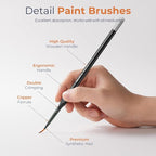 Nicpro Miniature Paint Brushes - Image 2