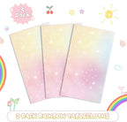 Tiamon 3 Pcs Pastel Rainbow Tablecloths Birthday Decorations Pastel Table Cloths - Image 4