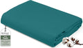 Royale Linens 100% Organic Cotton Twin Flat Sheet Only by ROYALELINENS