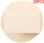 20 Pack Thin Wood Sheets, Plywood Sheets - Image 3