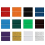 XLNT TECH Engraving Plastic Sheets, 12 Pack 7" x 11" 2-Ply ABS Double Color by MaterialsParts