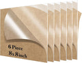 Lesnlok 8 x 8 Acrylic Sheet 1/8 Thick 3mm 6 Pieces Plexiglass Sheet, by Lesnlok
