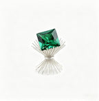 Emerald Green Color Cubic Zirconia Loose Beads Unset - Image 6