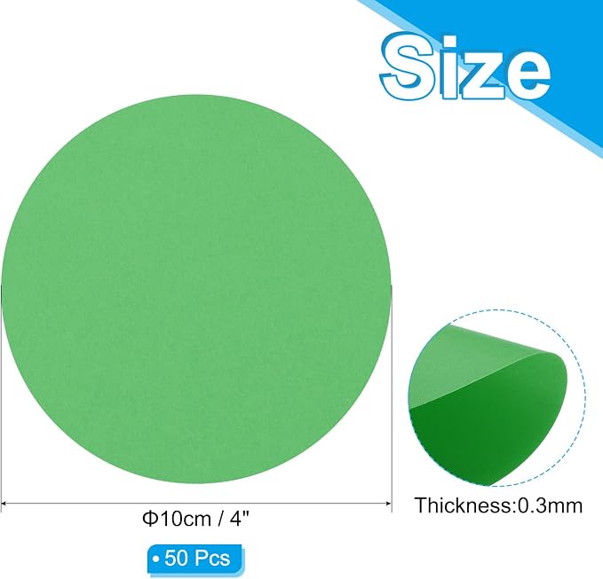 PATIKIL 4inch Circle Card Stock - Image 2