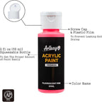 Artkey Acrylic Paint Set, 16 Colors 2 oz/59 ml Acrylic Paint Kit - Image 2