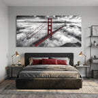 ZESTRILIA San Francisco Golden Gate Bridge Wall Art, Decor - Image 5