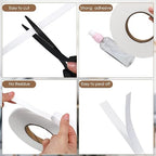 Tatuo 2 Rolls Double Sided Foam Tape PE Foam Tape Sponge Soft Mounting Adhesive - Image 5