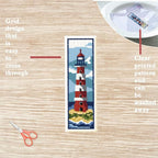 FREEBLOSS 6 Set Bookmark Cross Stitch Kits Cross Stitch Bookmark Kit - Image 3