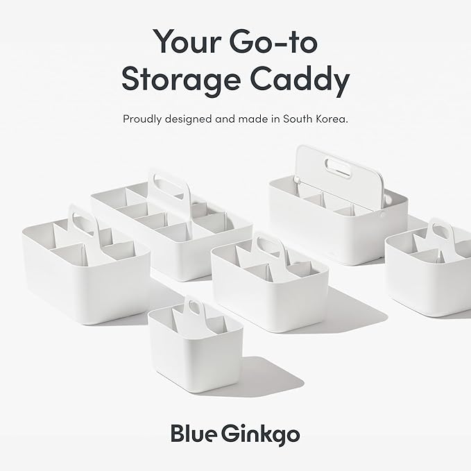 BLUE GINKGO Stackable Organizer Caddy, Made in Korea | Portable. Adjustable. - Image 6