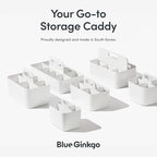 BLUE GINKGO Stackable Organizer Caddy, Made in Korea | Portable. Adjustable. - Image 6
