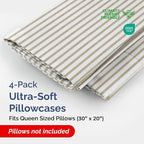 Queen Pillow Cases Set of 4 - Image 2