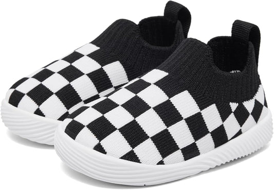 MORENDL Baby Toddler Walking Socks Non-Slip Breathable Unisex Casual Sneakers