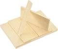 MECCANIXITY 10Pcs Wood Strips Slats, 3/16" x 2" x 4" Thin Wood Sticks Flat by MECCANIXITY