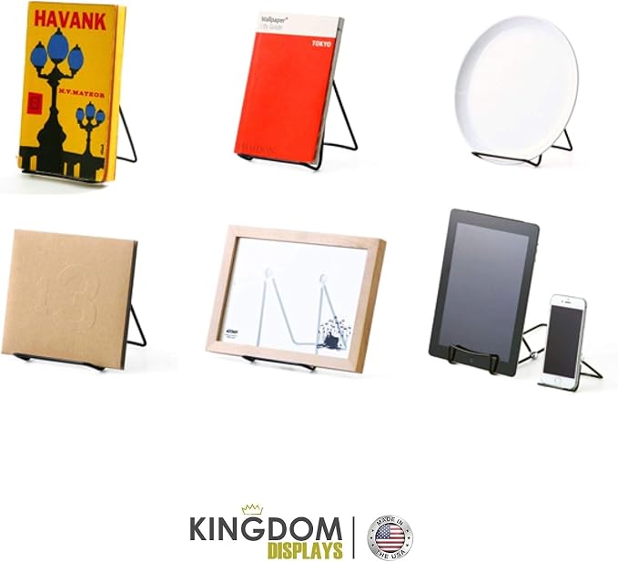 KINGDOM SOLUTIONS MADE IN USA 2-Pack Adjustable Black Metal Easels - Image 9
