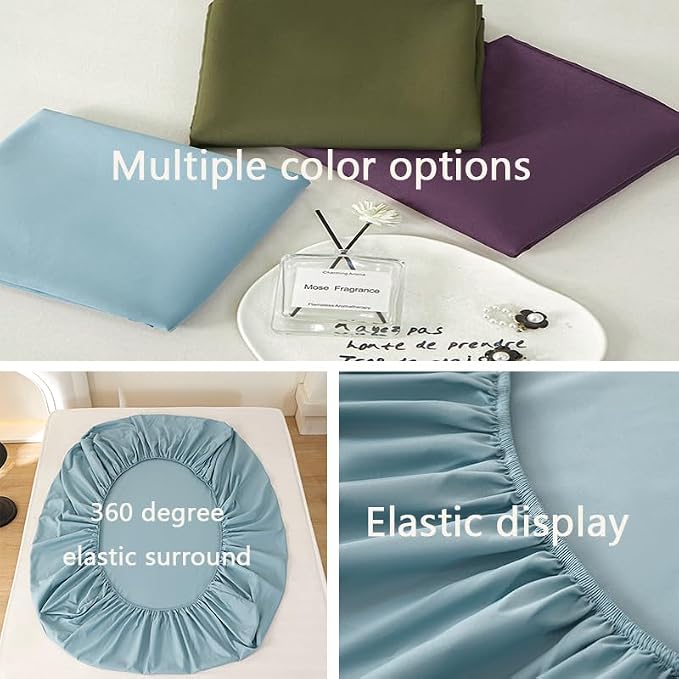 Bedding TwinXL Size Fitted Sheet Only - Image 4