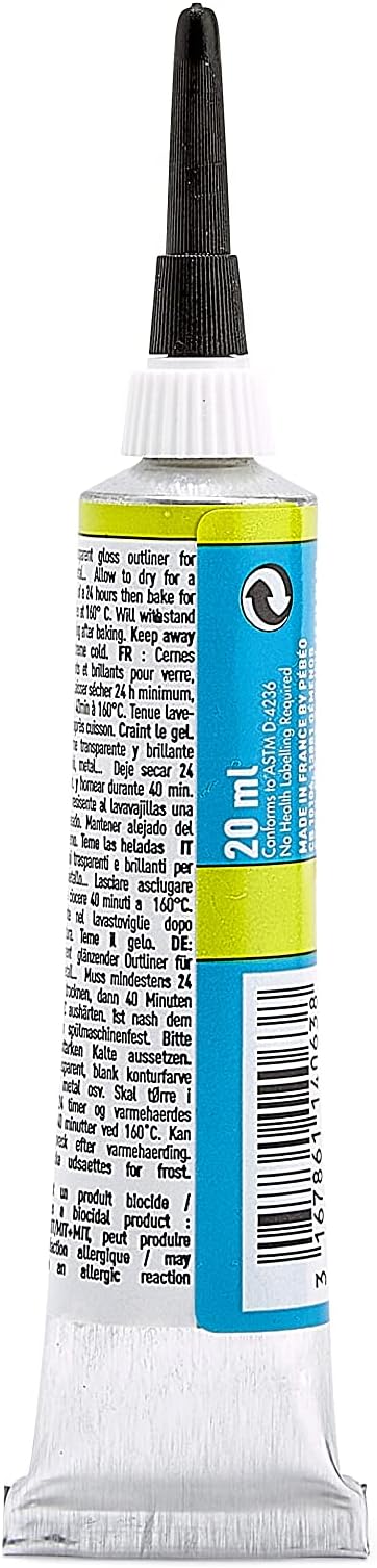 Pebeo Vitrea 160, Glass Paint Outliner, 20 ml Tube - Image 2