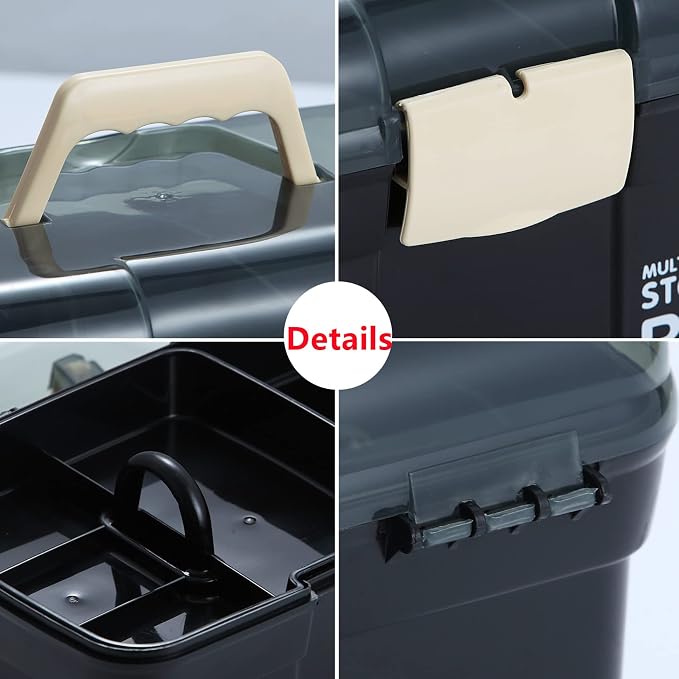 Kinsorcai 11'' Plastic Box Organizer - Image 4