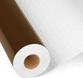 12'' x 42Ft Glossy Brown Permanent Vinyl Roll by IModeur