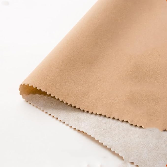 Apricot Self Adhesive Soft Velvet Drawer Liner DIY Fabric Felt Liner - Image 2