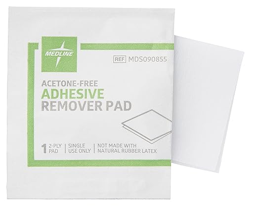 Medline Adhesive Remover Pad, Acetone-Free, 2-Ply Pad - Image 6