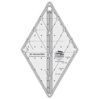 Creative Grids 60 Degree Mini Diamond Ruler – CGR60DIAMINI – Made in USA by CreativeGrids