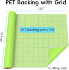 Aoder Permanent Adhesive Vinyl Roll 12" × 15FT, Matte Apple Green | Sticker - Image 3