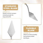 HARFINGTON Palette Knife Painting Tool 2.76" x 1.3" Stainless Steel Teardrop - Image 4