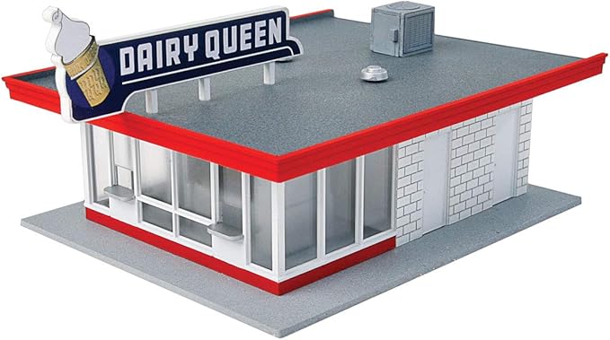 Walther Cornerstone Vintage Dairy Queen® Structure Kit, HO Scale by Walthers